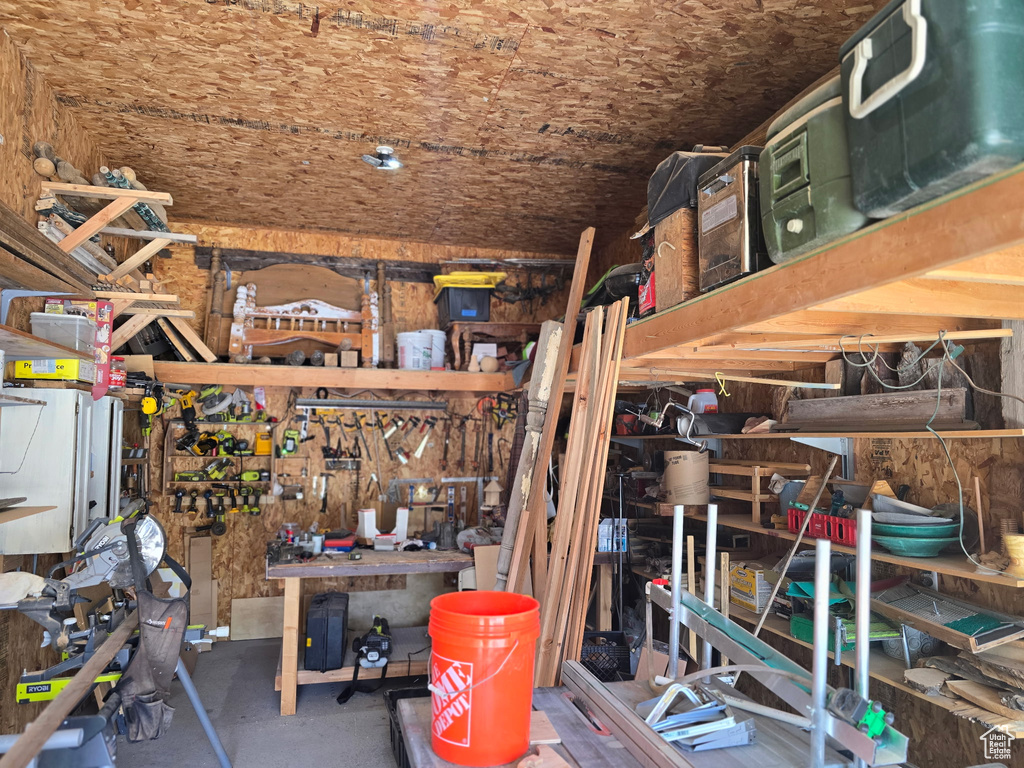 View of storage area