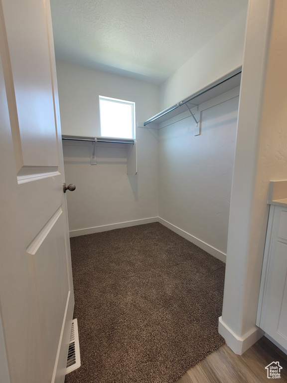 View of spacious closet