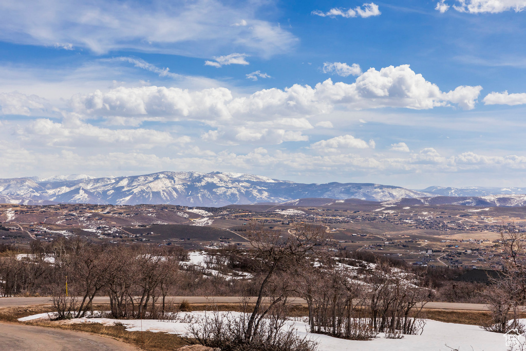 View of mountain backdrop