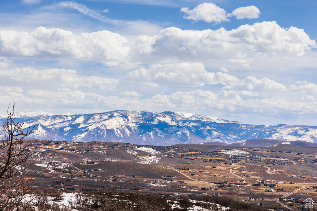View of mountain backdrop