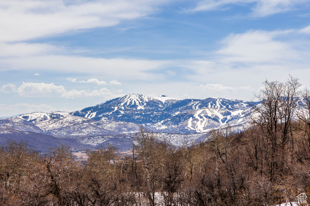 View of mountain backdrop