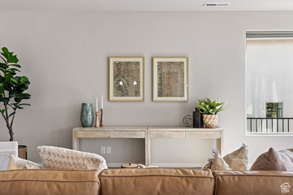 View of living area