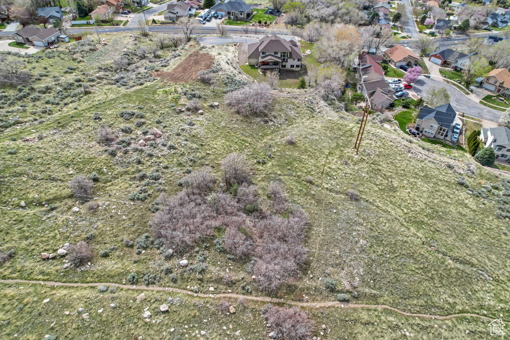 Bird\'s eye view featuring a residential view