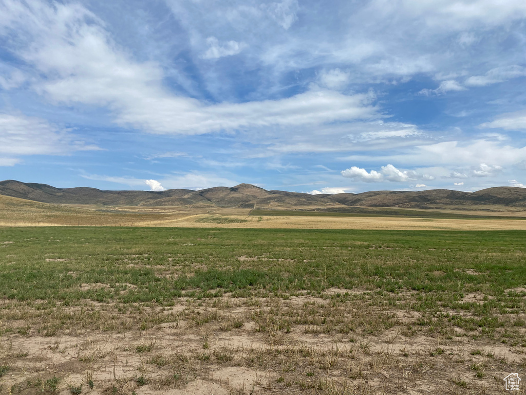 Mountain view with a rural view