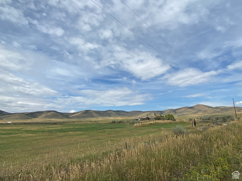 Mountain view with a rural view