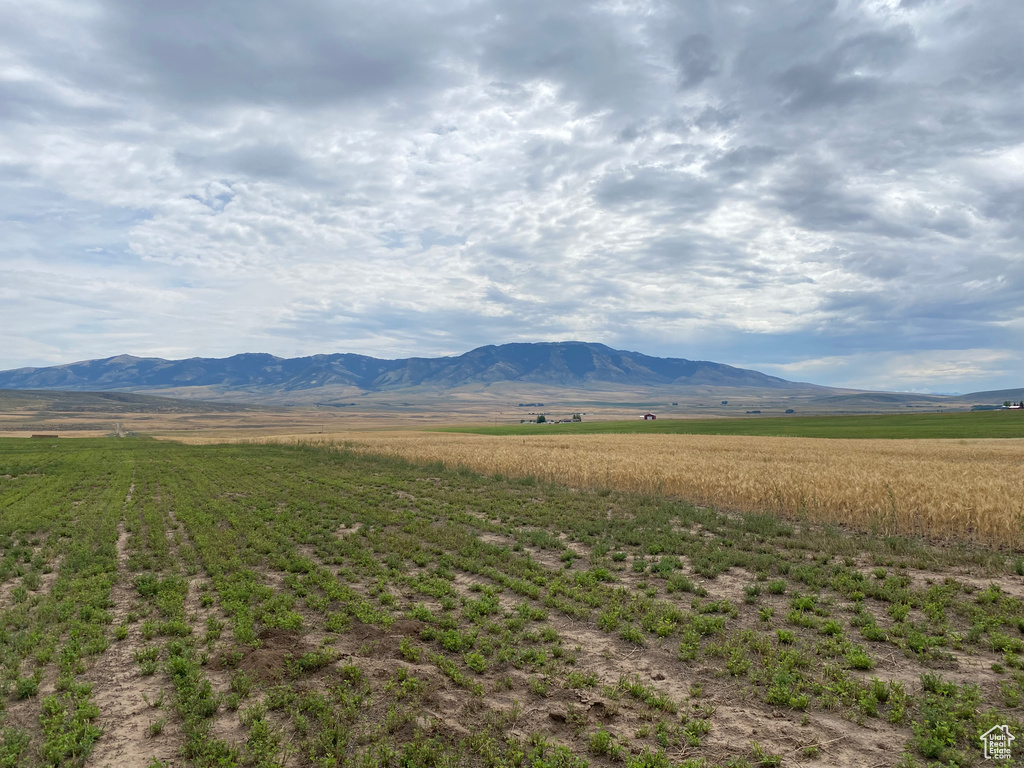 Property view of mountains with a rural view