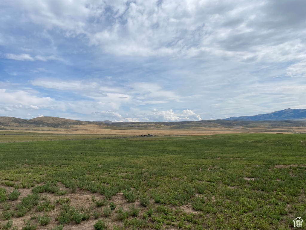 Mountain view featuring a rural view