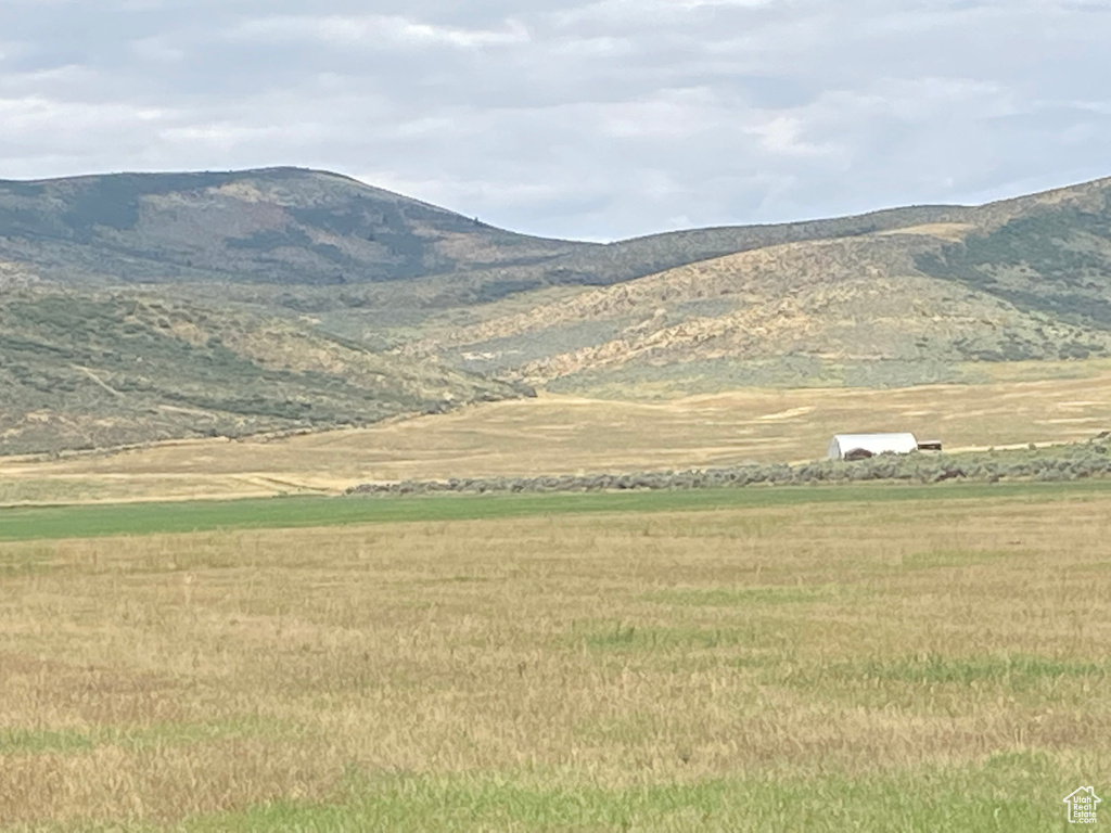 Mountain view with a rural view