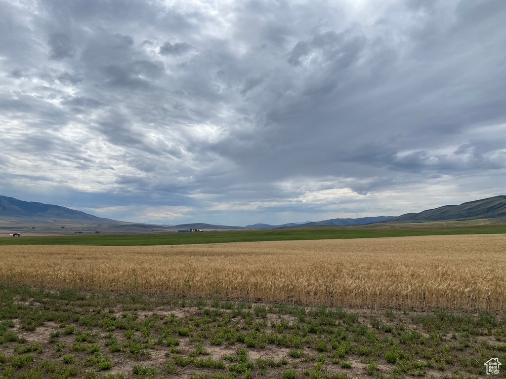 Property view of mountains featuring a rural view