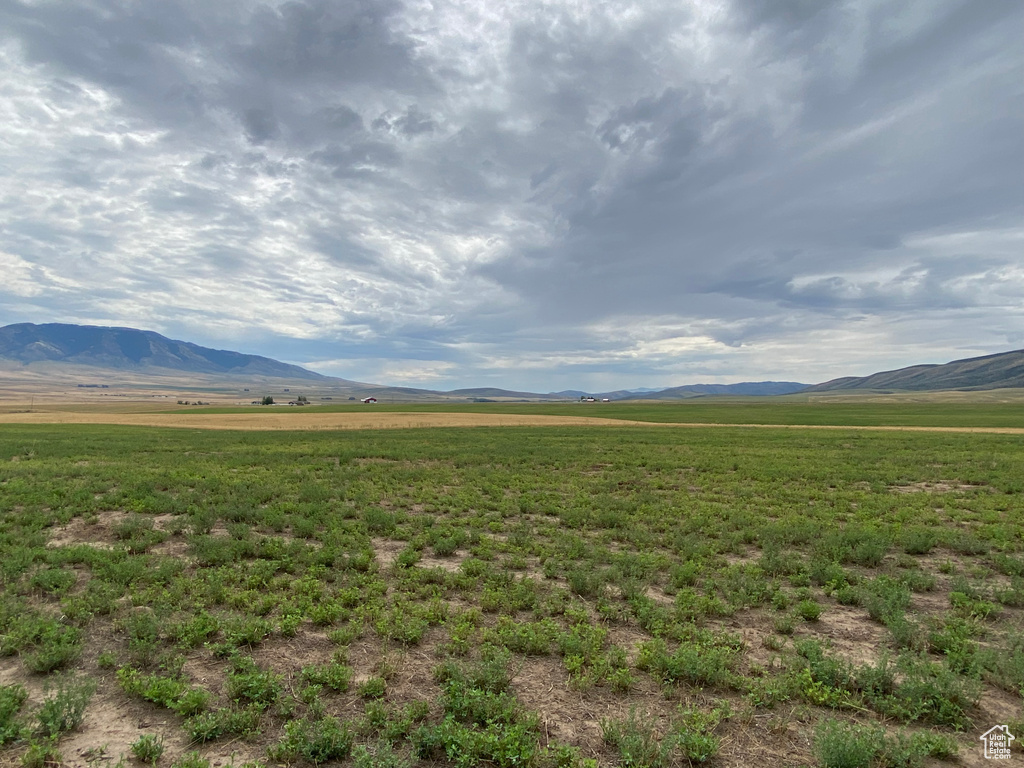 Property view of mountains featuring a rural view