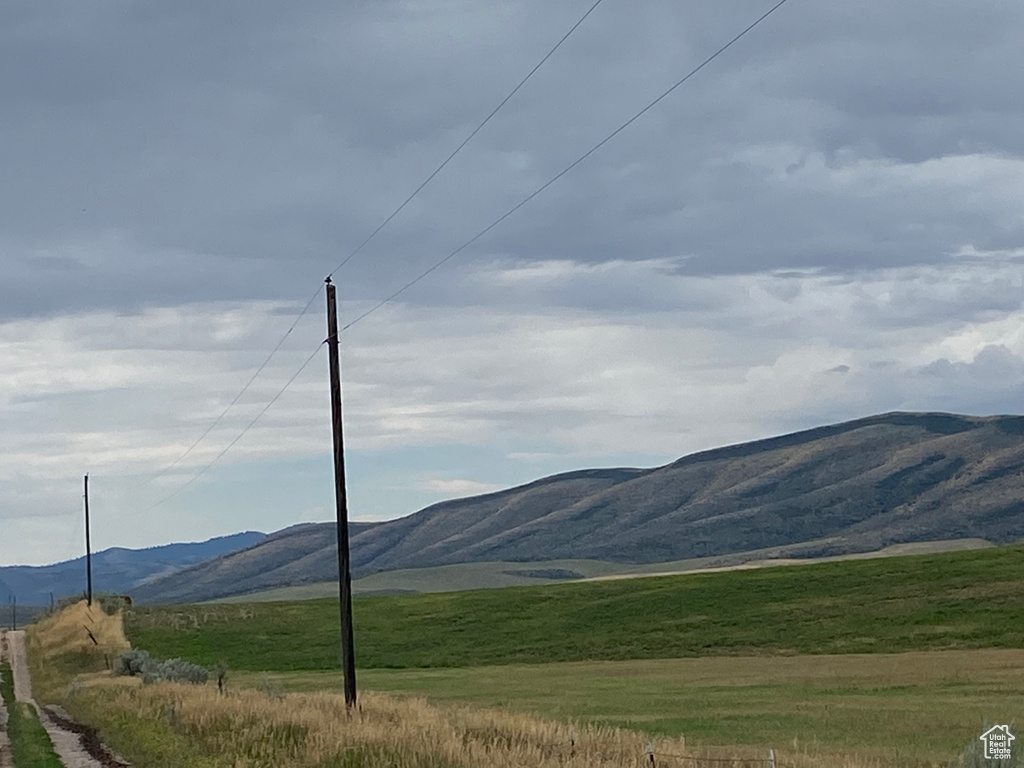 Mountain view with a rural view