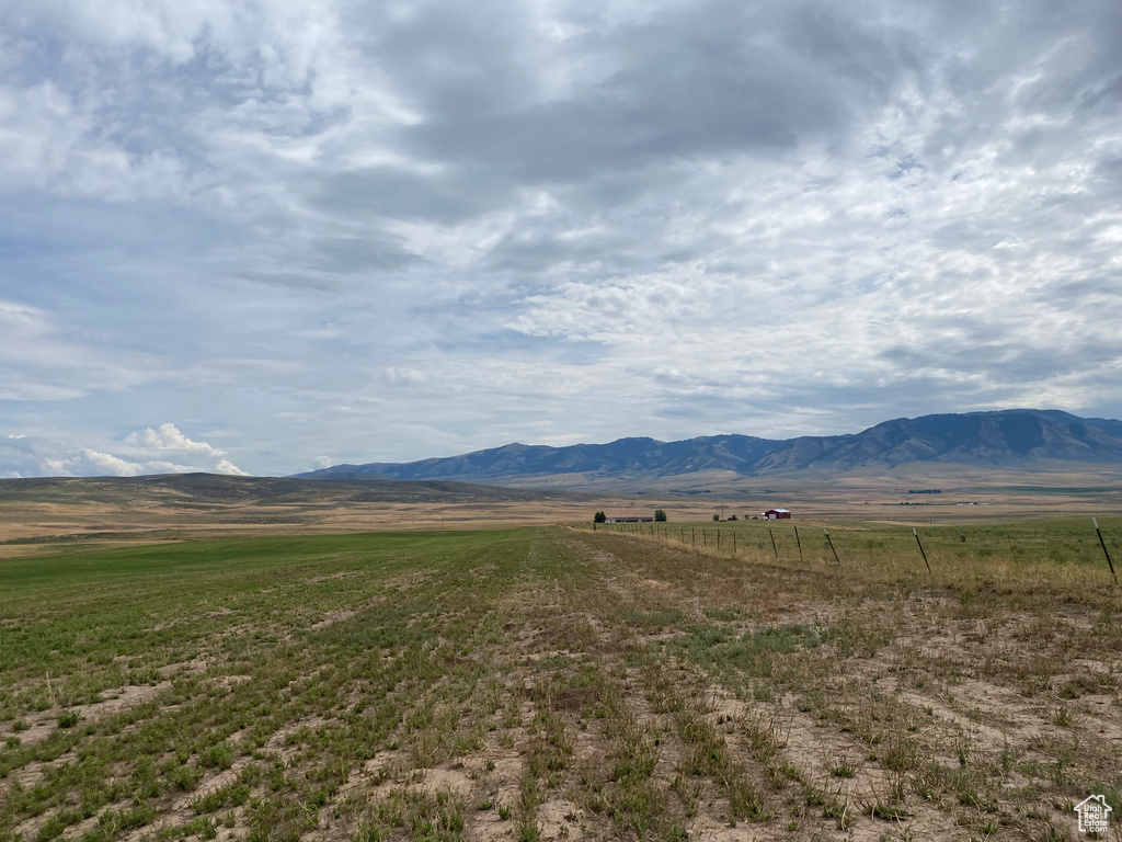 View of mountain feature with a rural view
