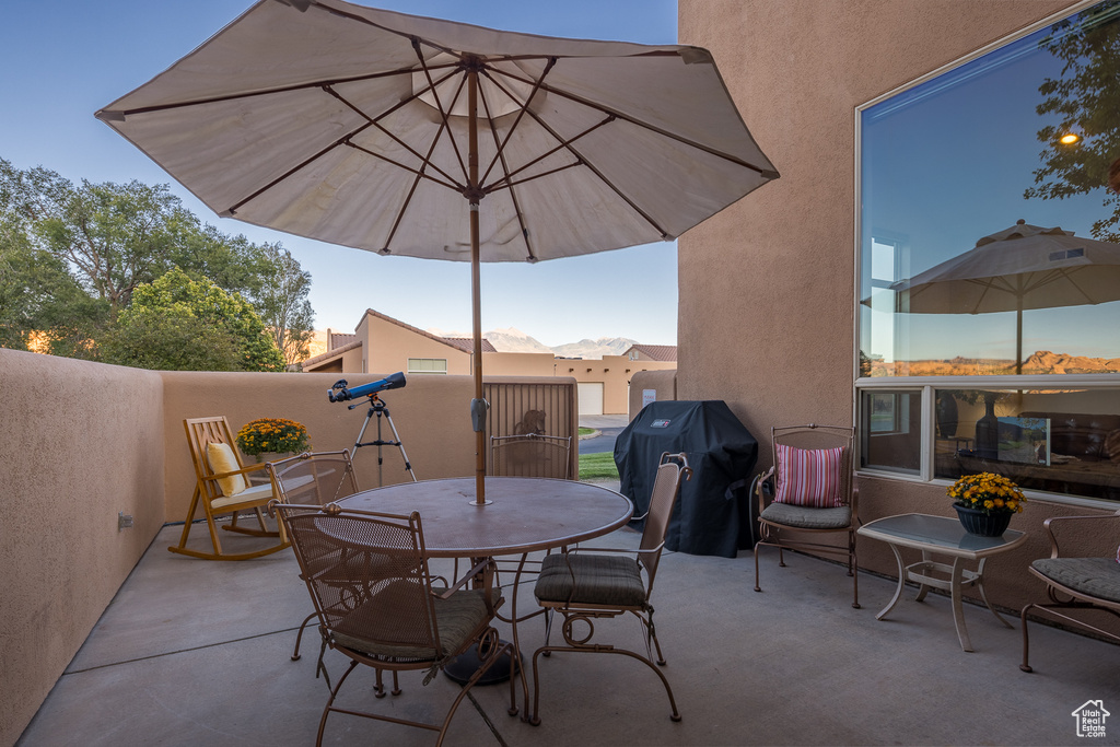 View of patio / terrace featuring grilling area