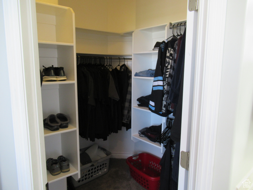 View of spacious closet