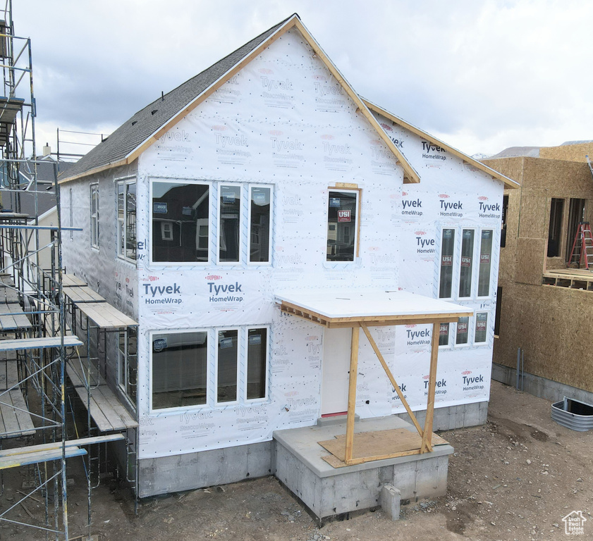 View of back of house