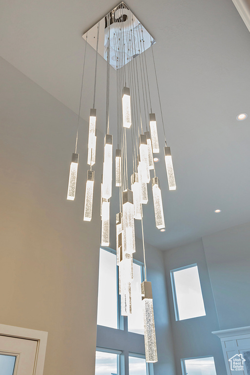 Room details with recessed lighting