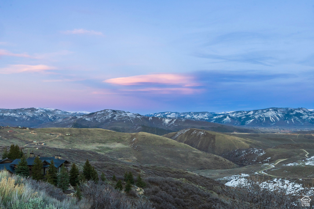 View of mountain background
