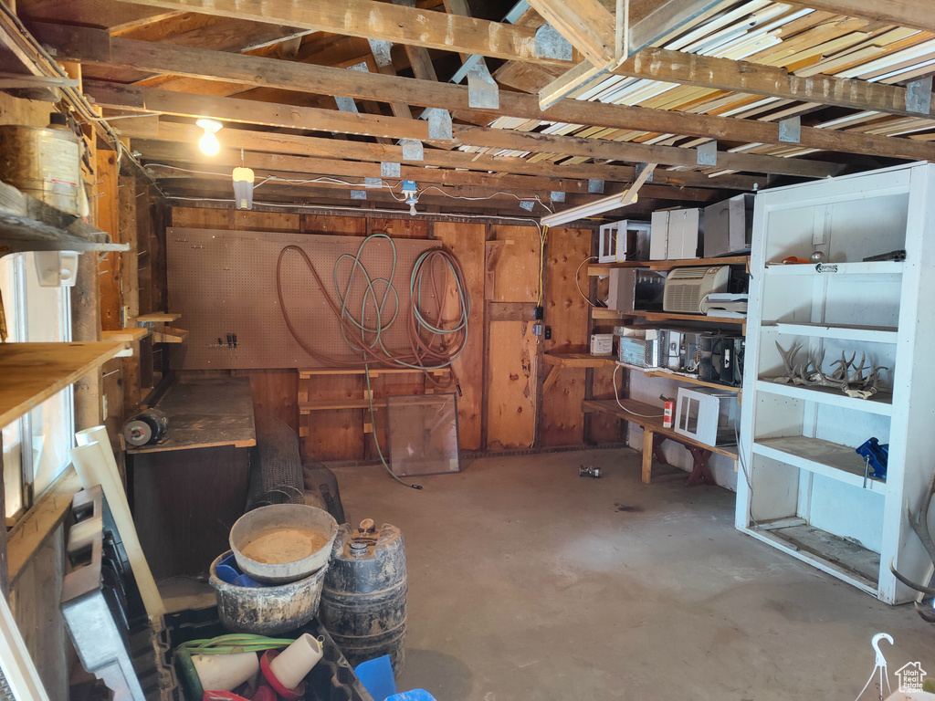 View of basement