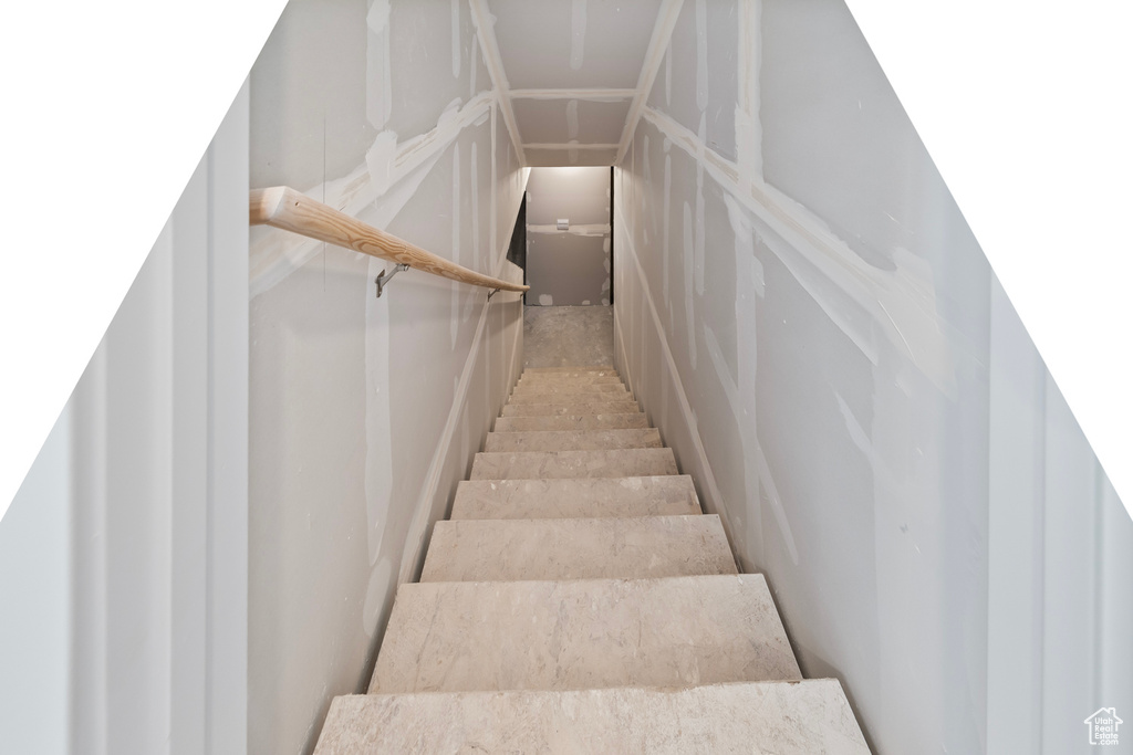 View of stairs