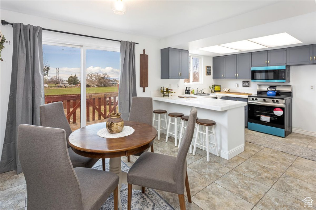 Dining room featuring baseboards