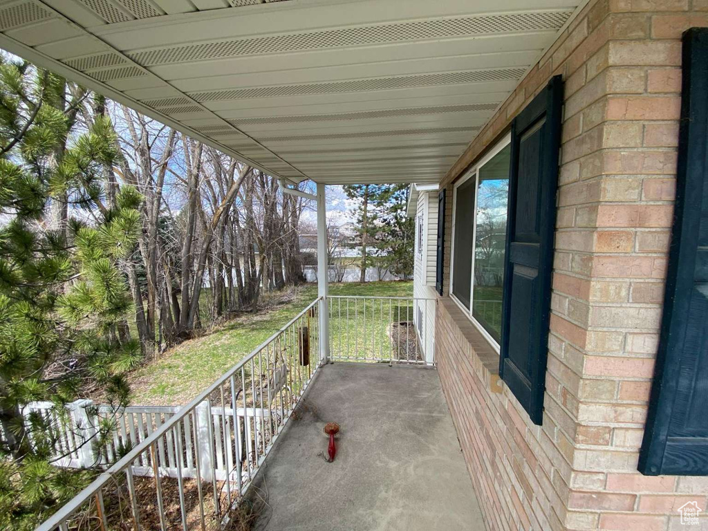 View of patio