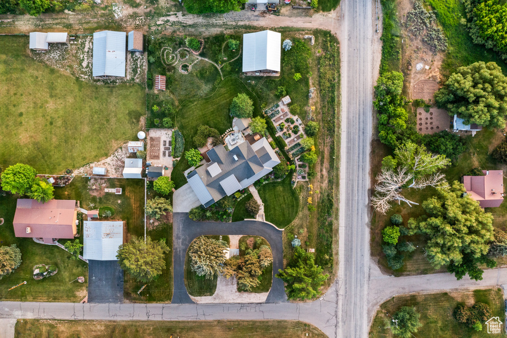 Aerial view of property's location