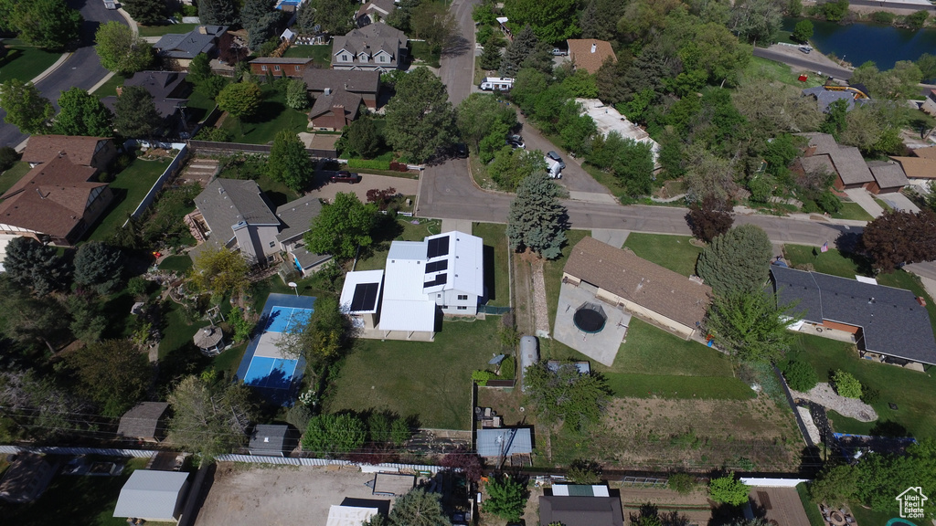 View of property location with nearby suburban area