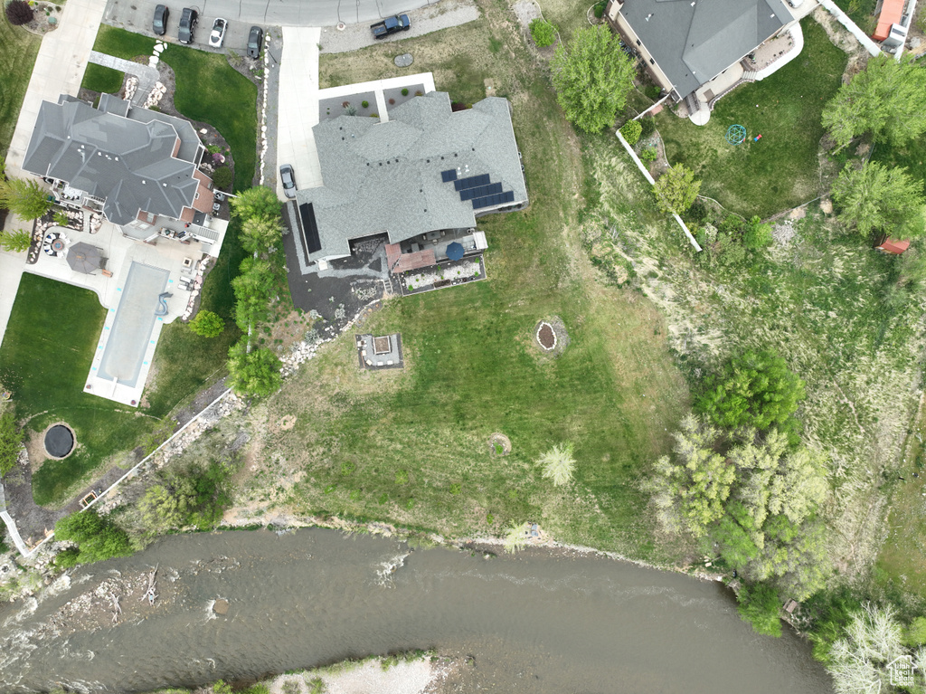 Drone / aerial view featuring a residential view