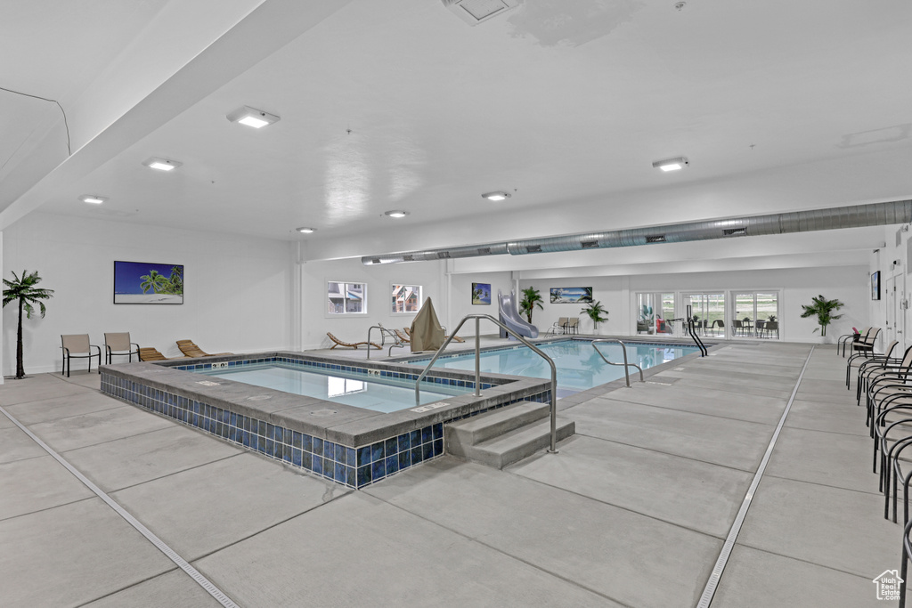 View of pool