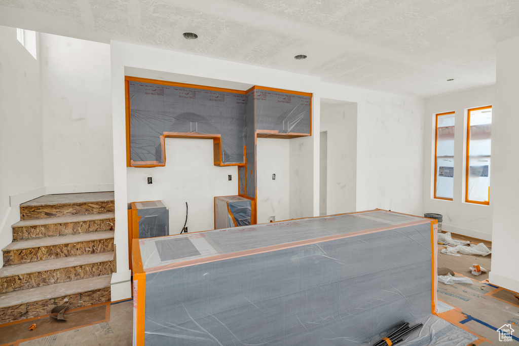 Interior space with stairway