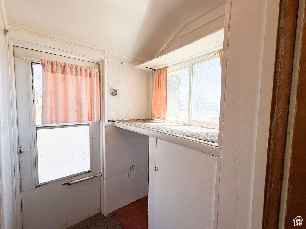 Interior space featuring a healthy amount of sunlight