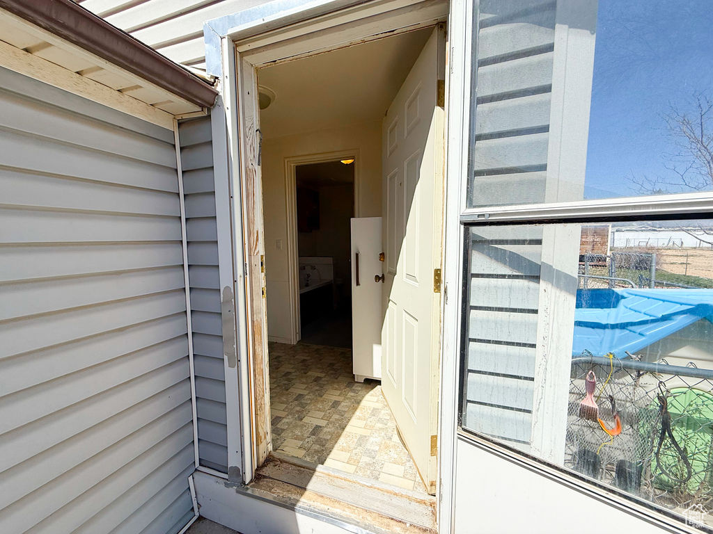 View of entrance to property