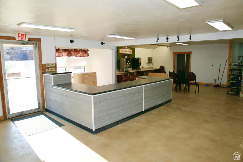 View of welcome area