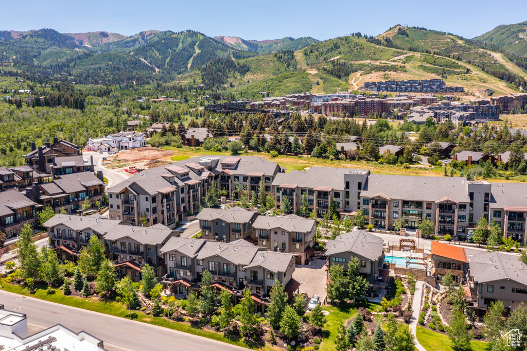 Drone / aerial view of mountains