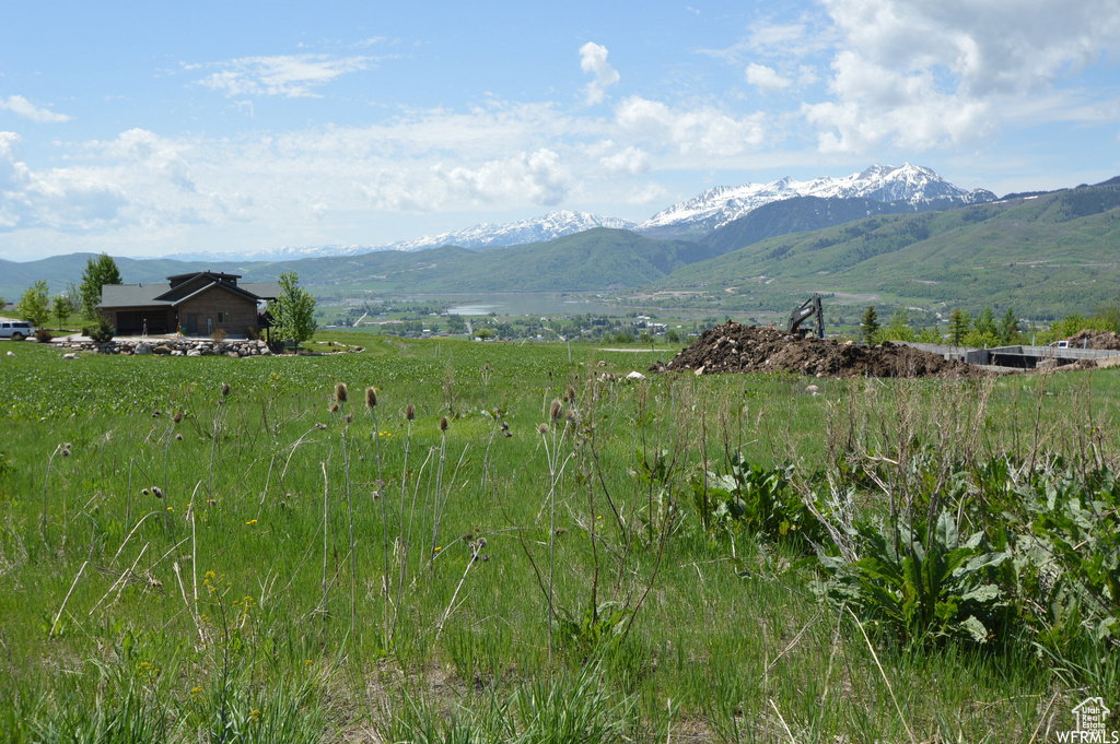 Property view of mountains featuring a rural view