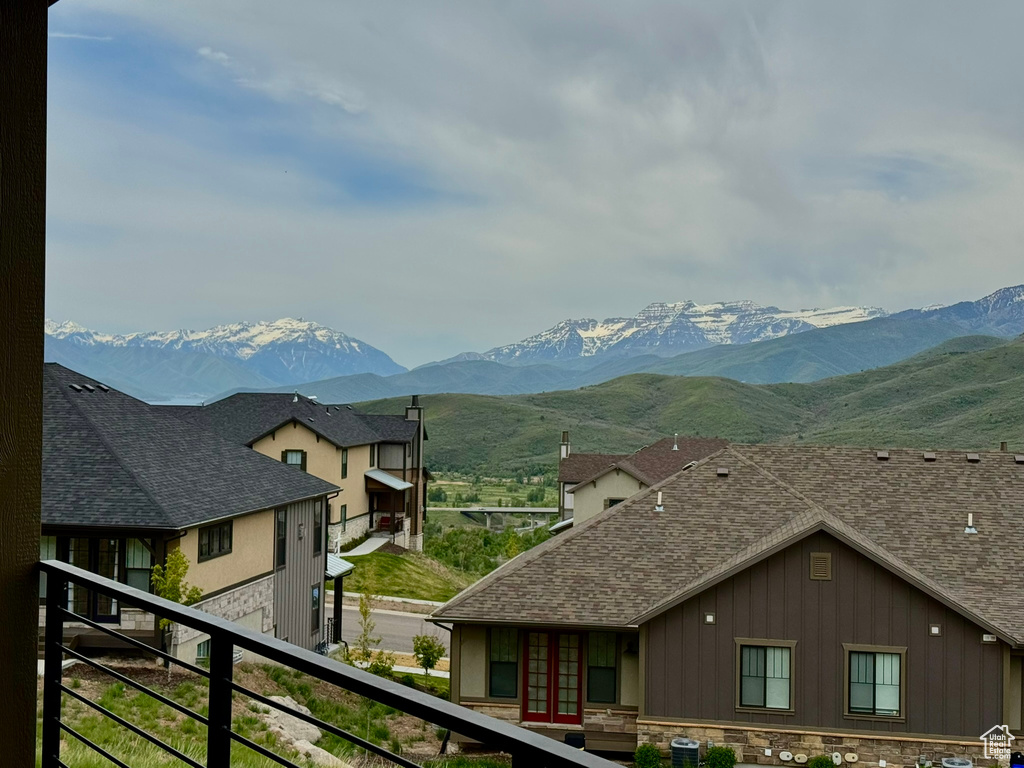 View of mountain backdrop