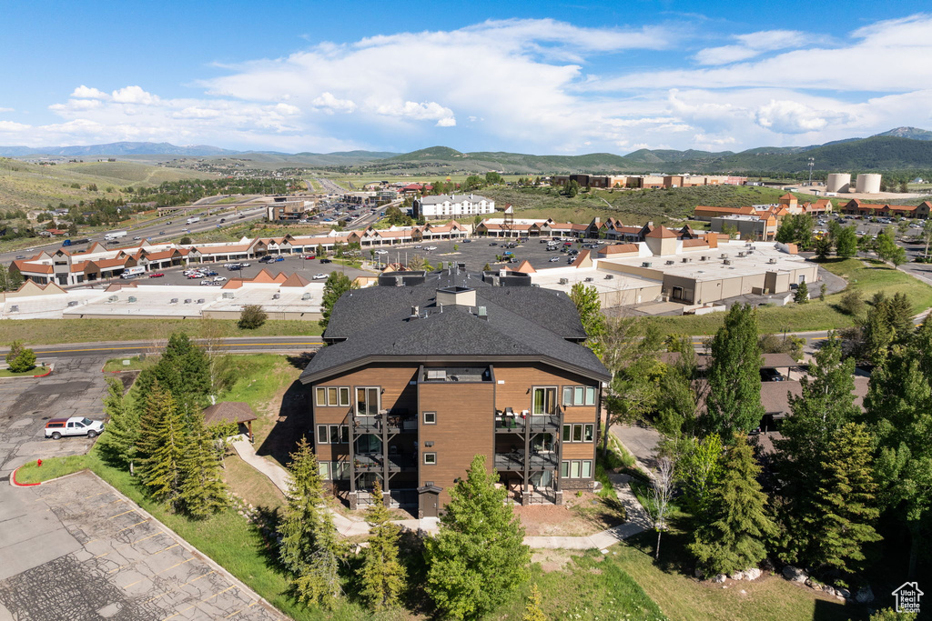Drone / aerial view of mountains