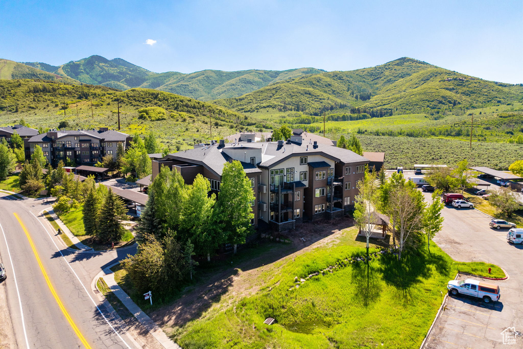 Aerial view of mountains