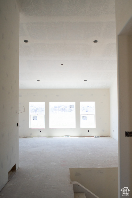 Empty room with plenty of natural light