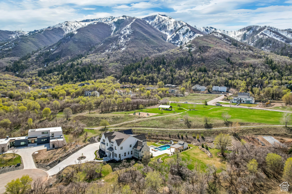 View of mountain backdrop