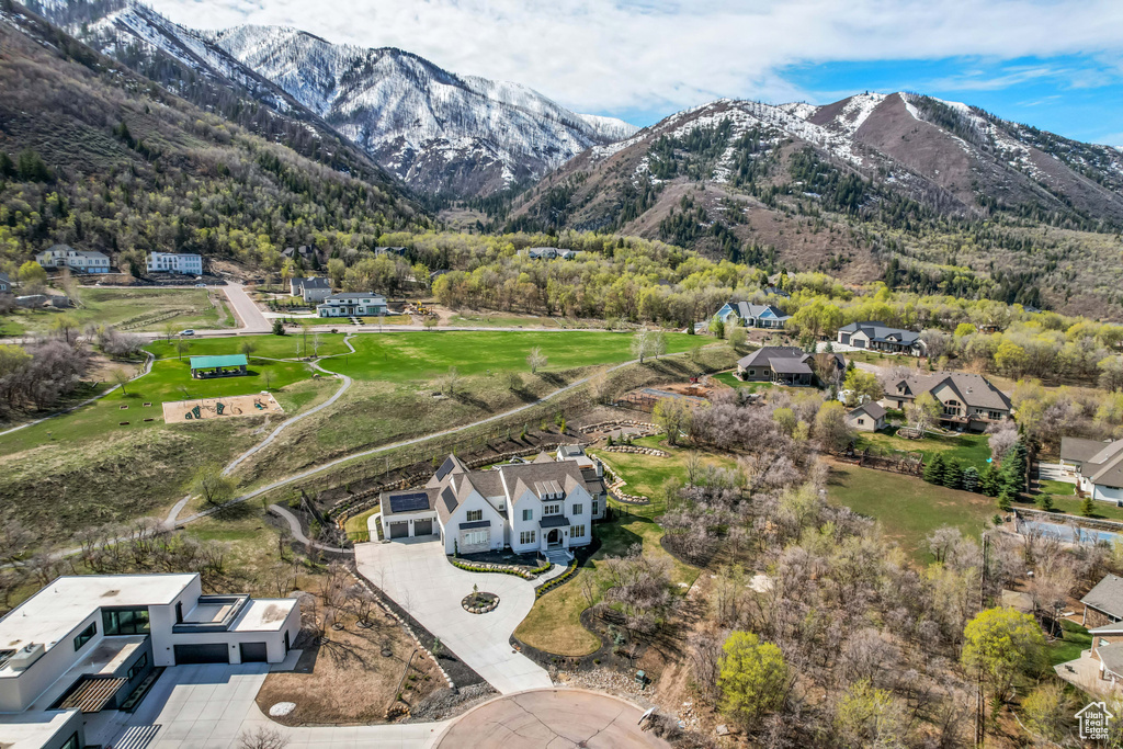 View of mountain background