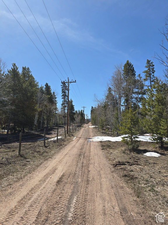 View of road