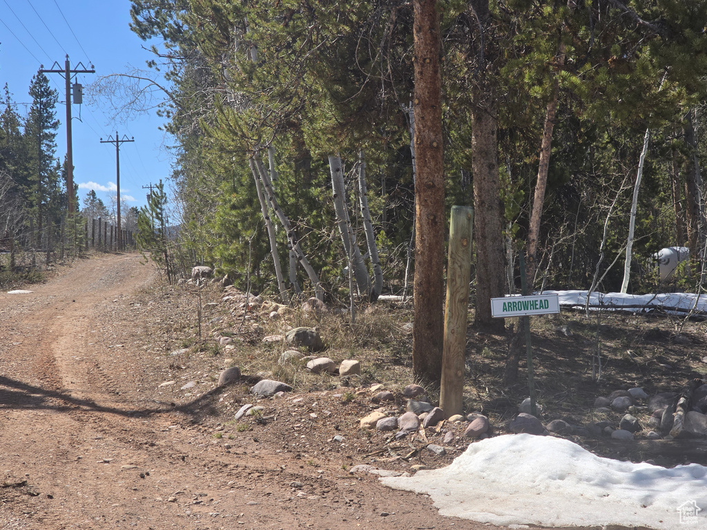 View of road