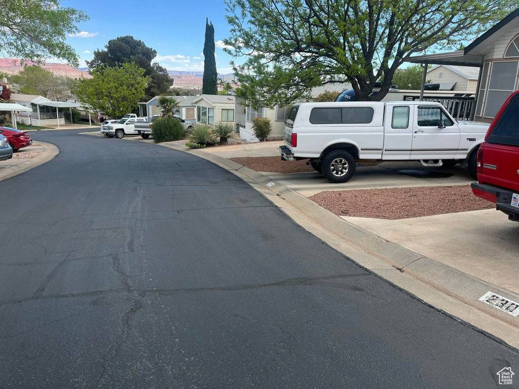 View of street with a residential view