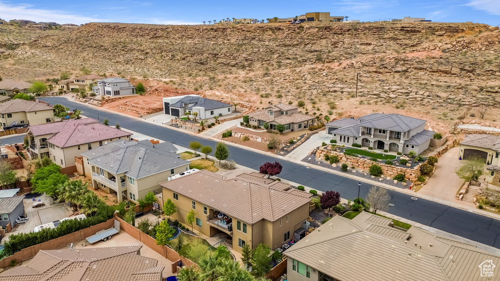 Drone / aerial view featuring a residential view