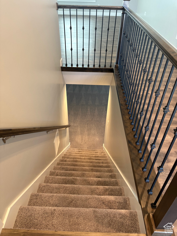 View of stairway