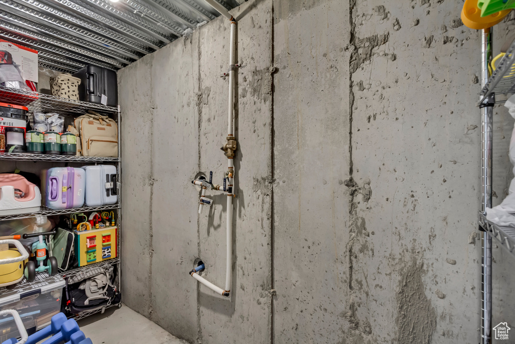 View of storage room