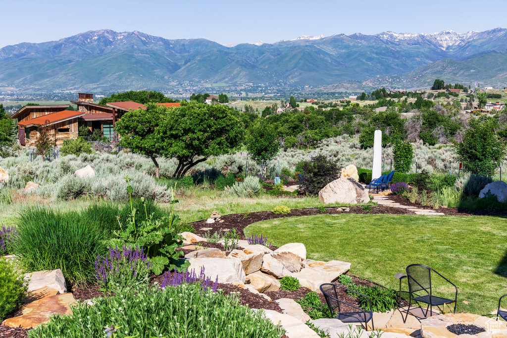 View of mountain backdrop