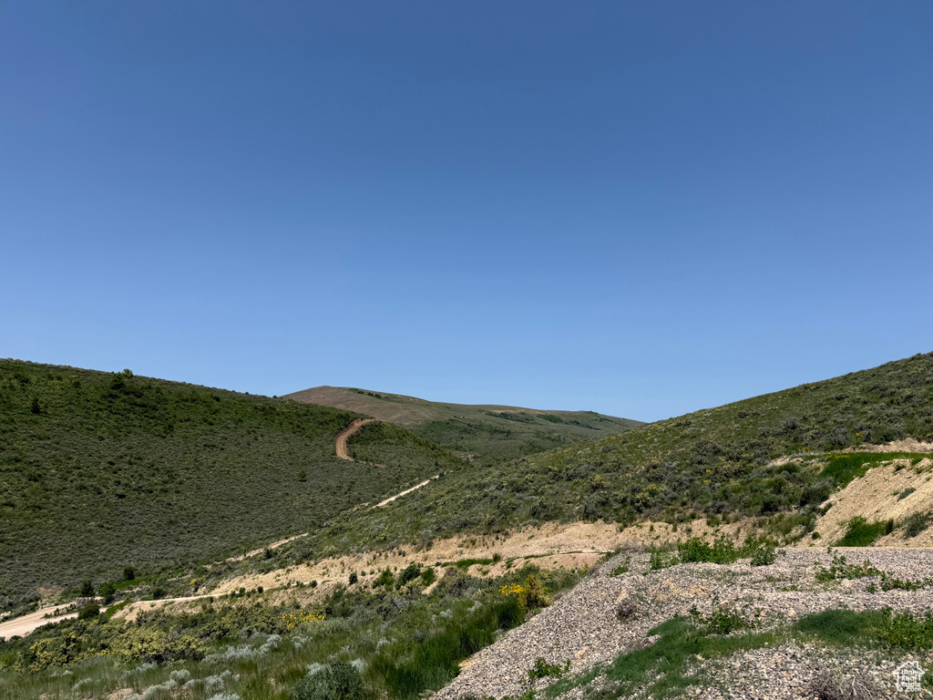 View of mountain background