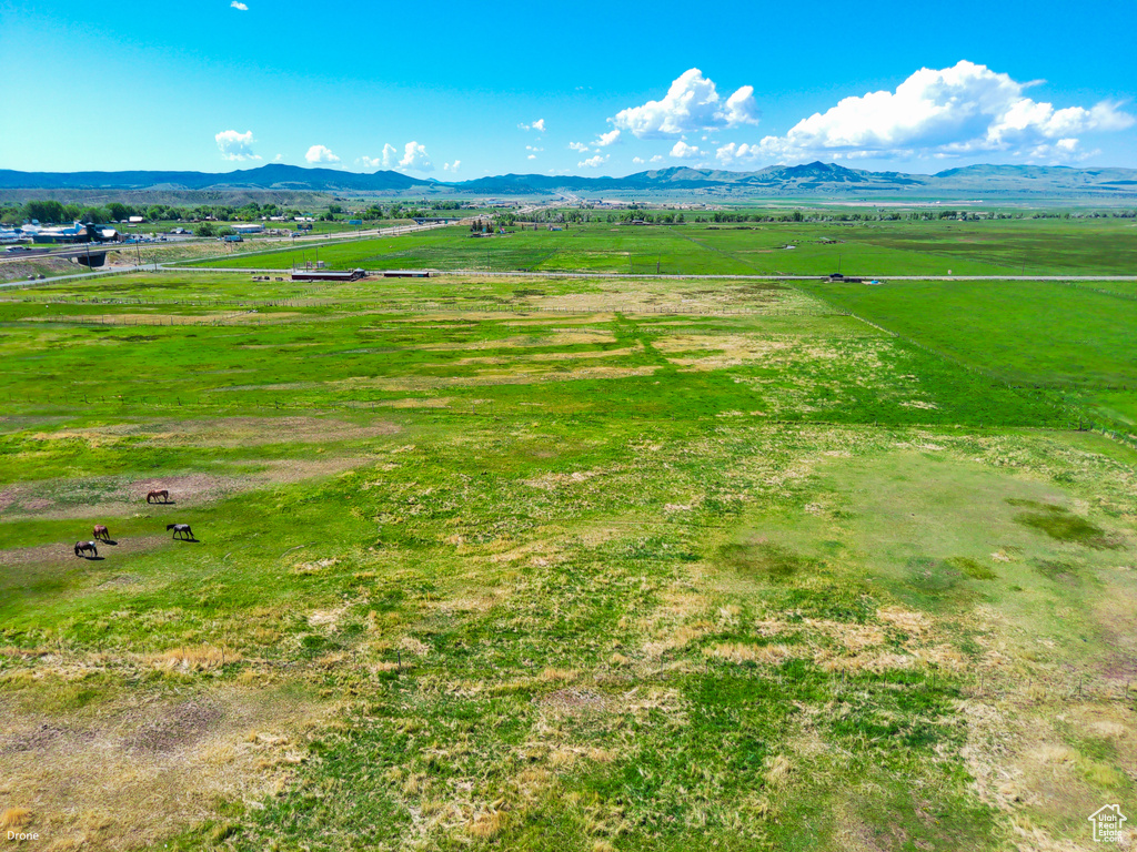 Mountain view featuring rural landscape